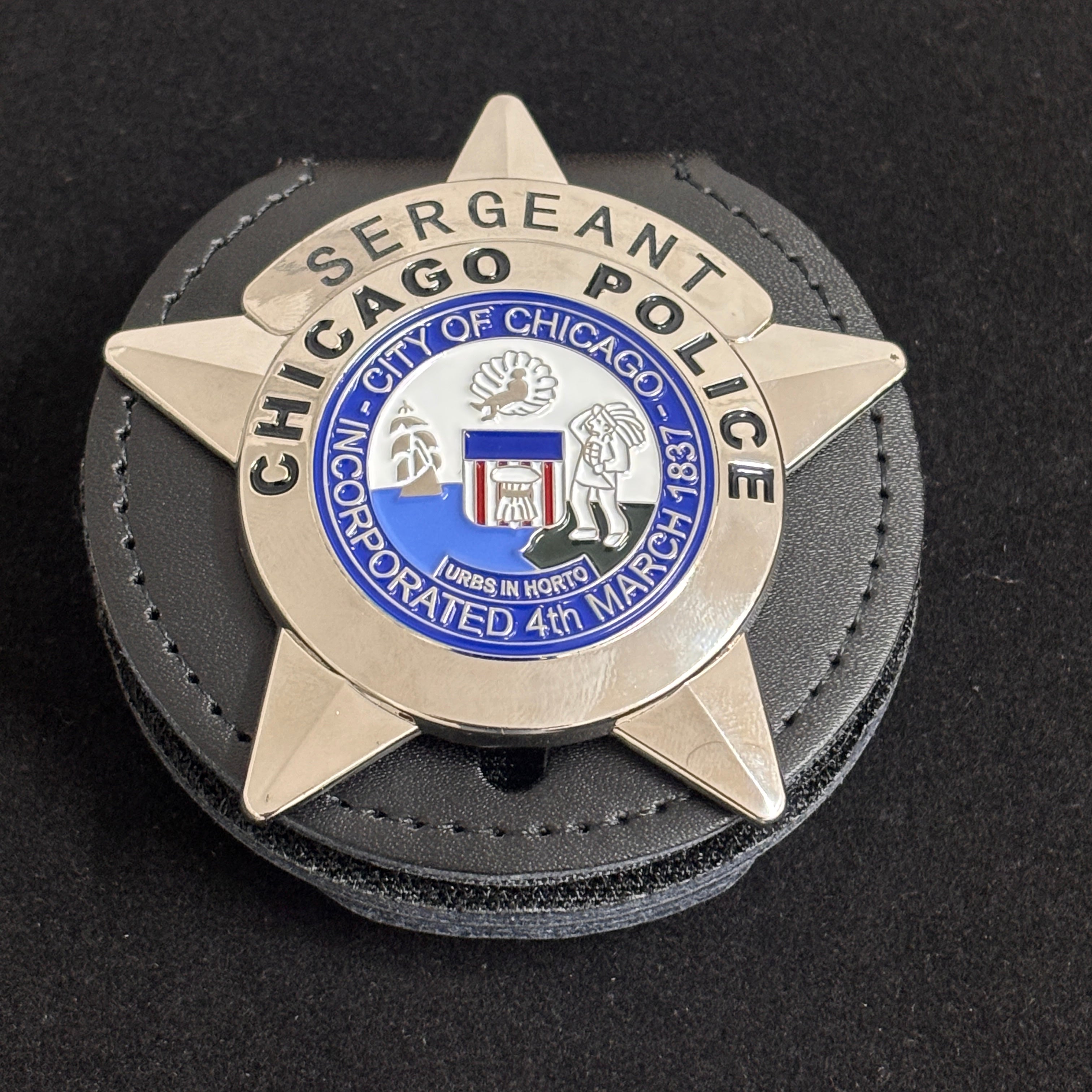 CPD Chicago Police Sergeant Badge Replica Movie Props