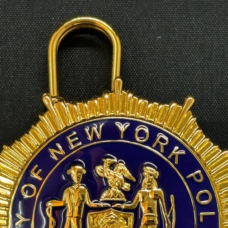 NYPD New York Police LIEUTEANT Badge Replica Cosplay Movie Props