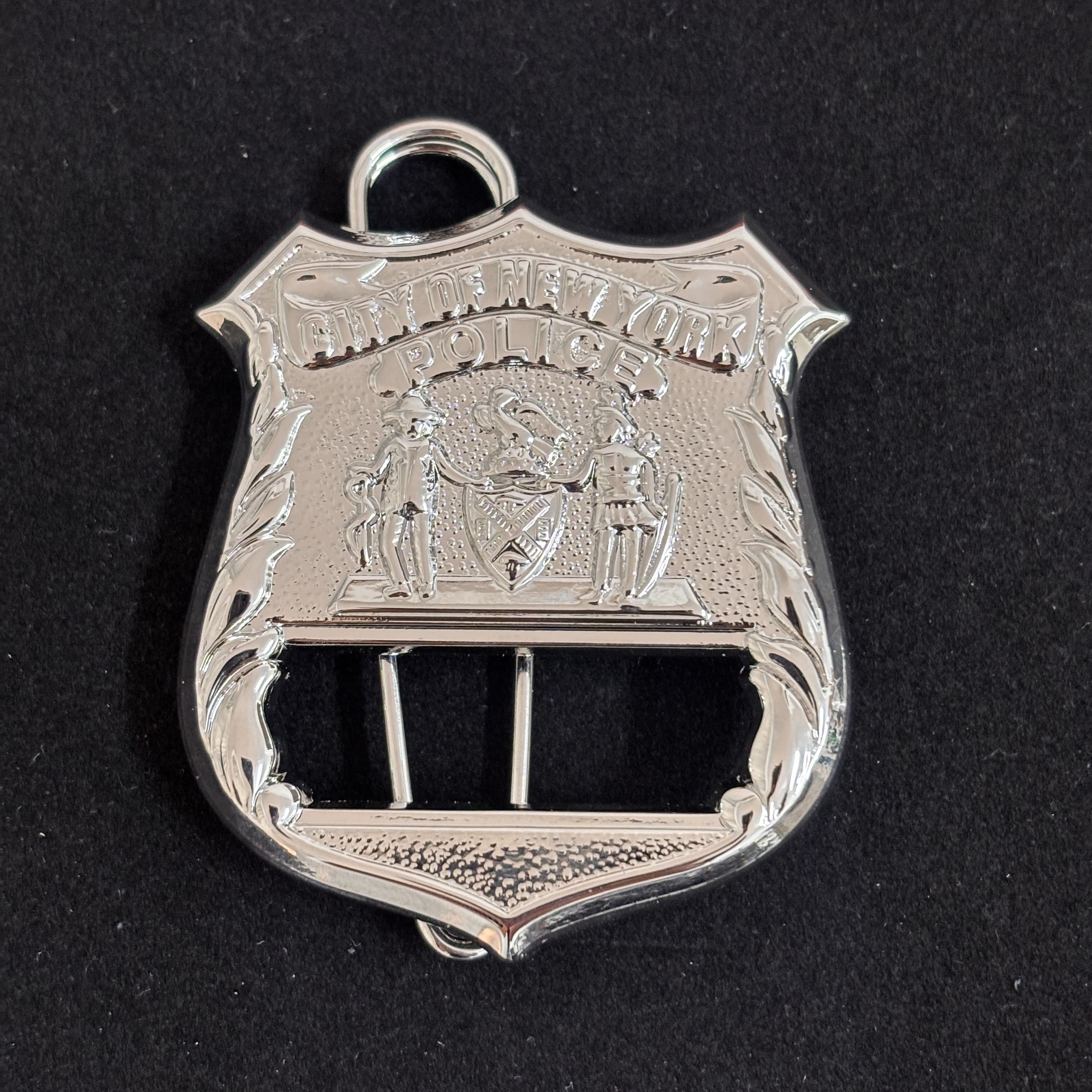 NYPD New York Police Badge Replica Movie Props Customizable Number