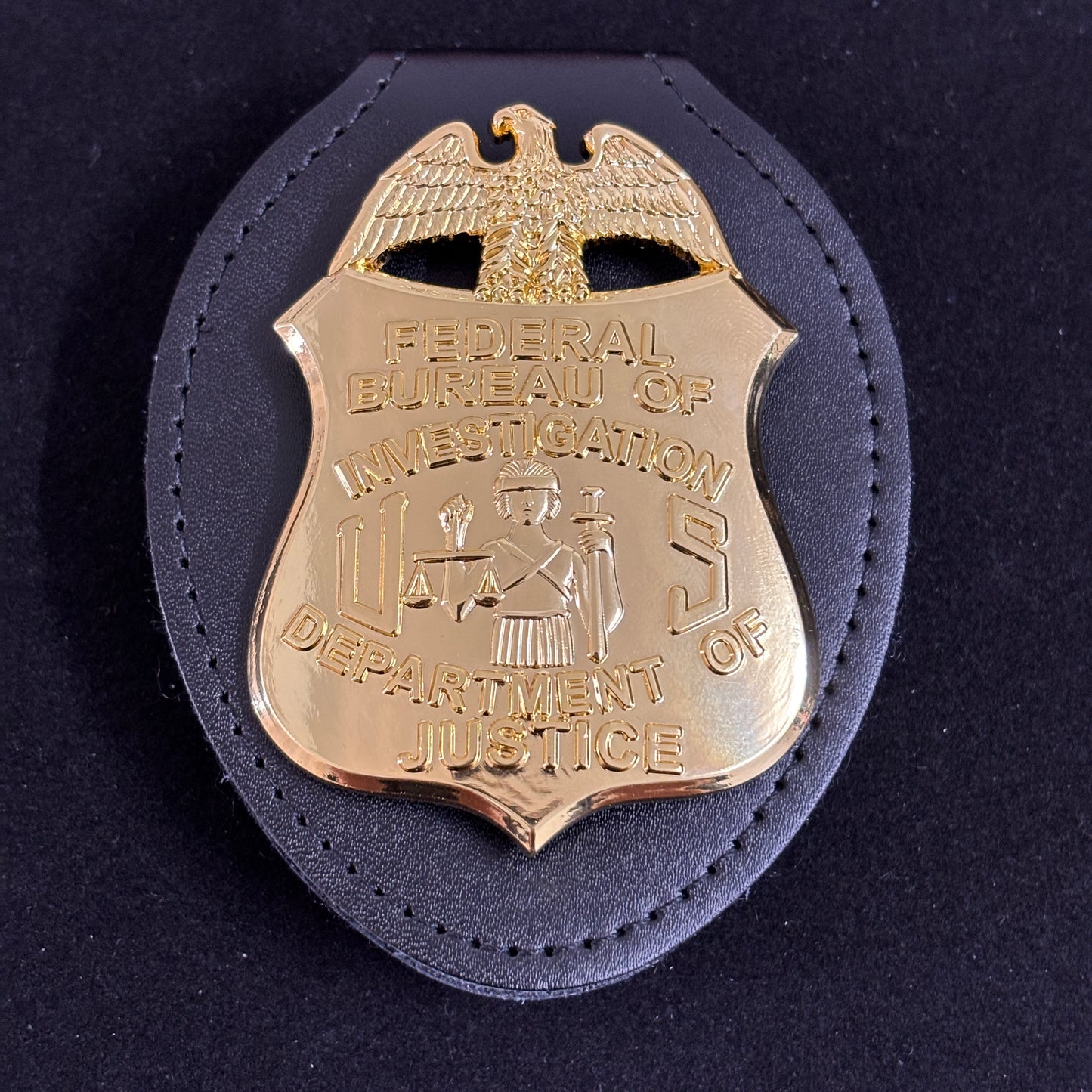 Department Of Justice FBI Badge Replica Movie Props – TriumphBadges
