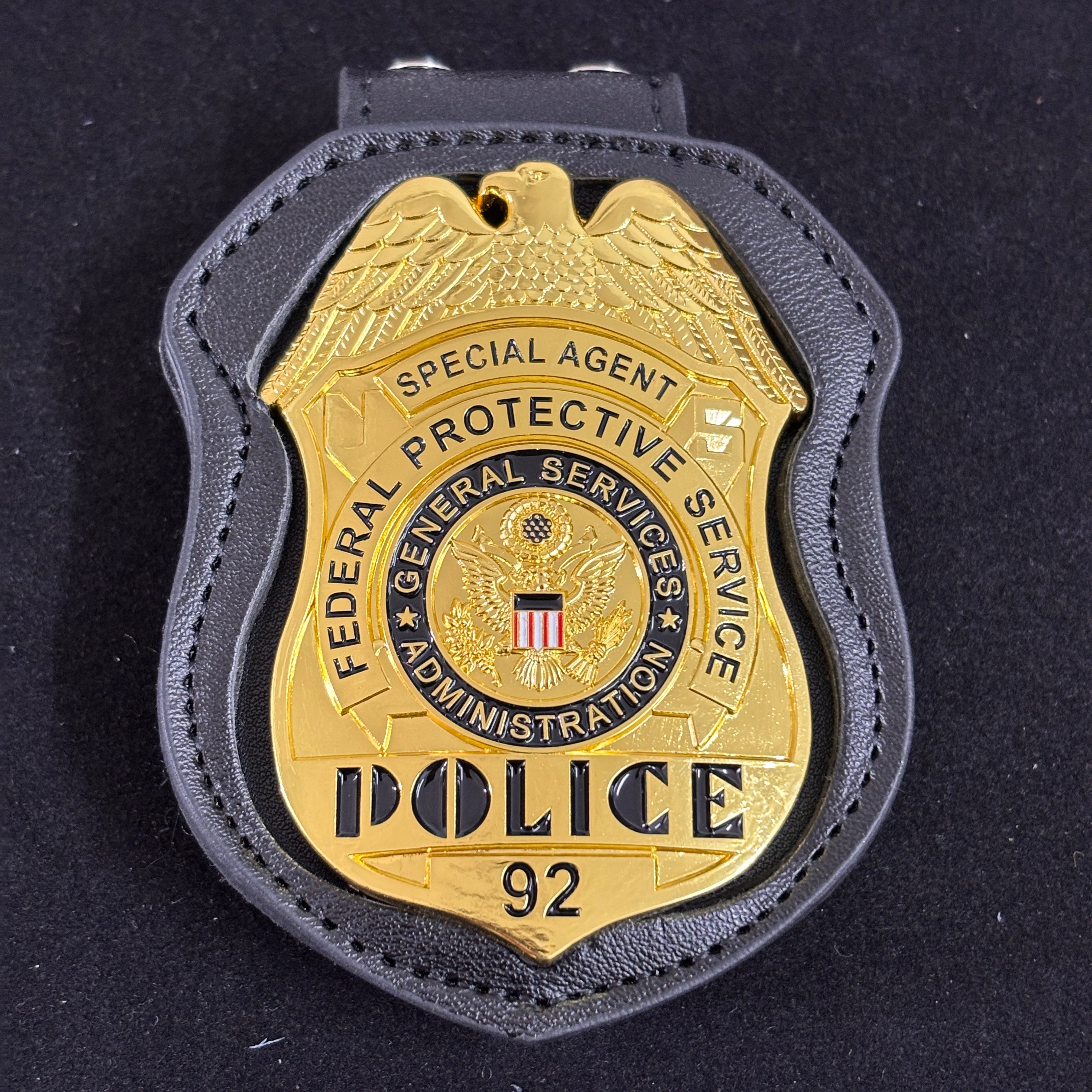 Special Agent Federal Protective Service Police BADGE Replica Movie Props With 92