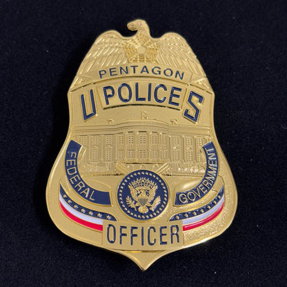 US Pentagon Police Officer Badge Replica Movie Props