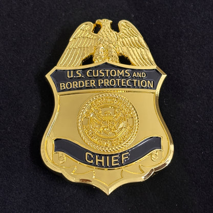 US Chief CBP Replica Badge Movie Props