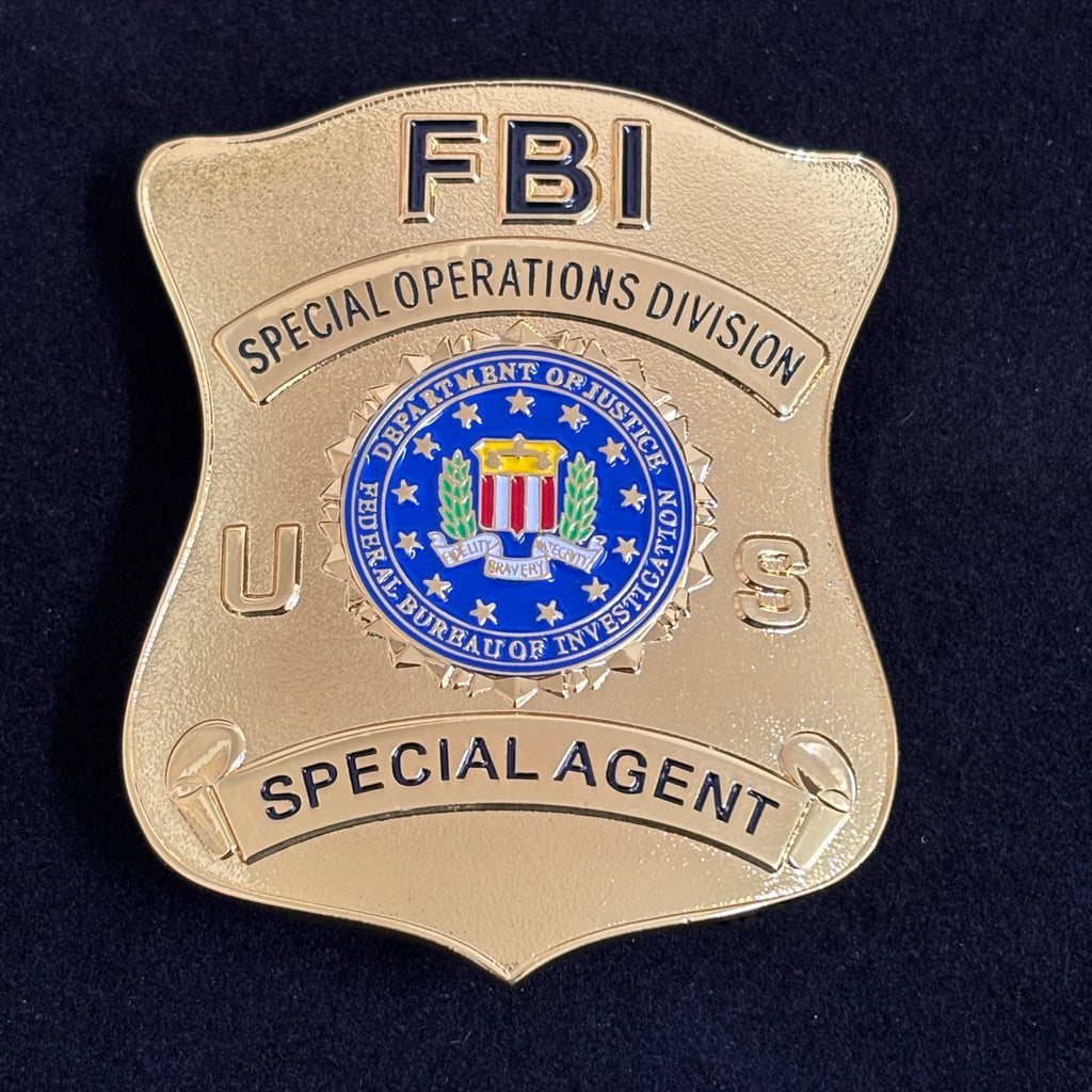 US Special Operations Division Special Agent FBI Replica Movie Props B