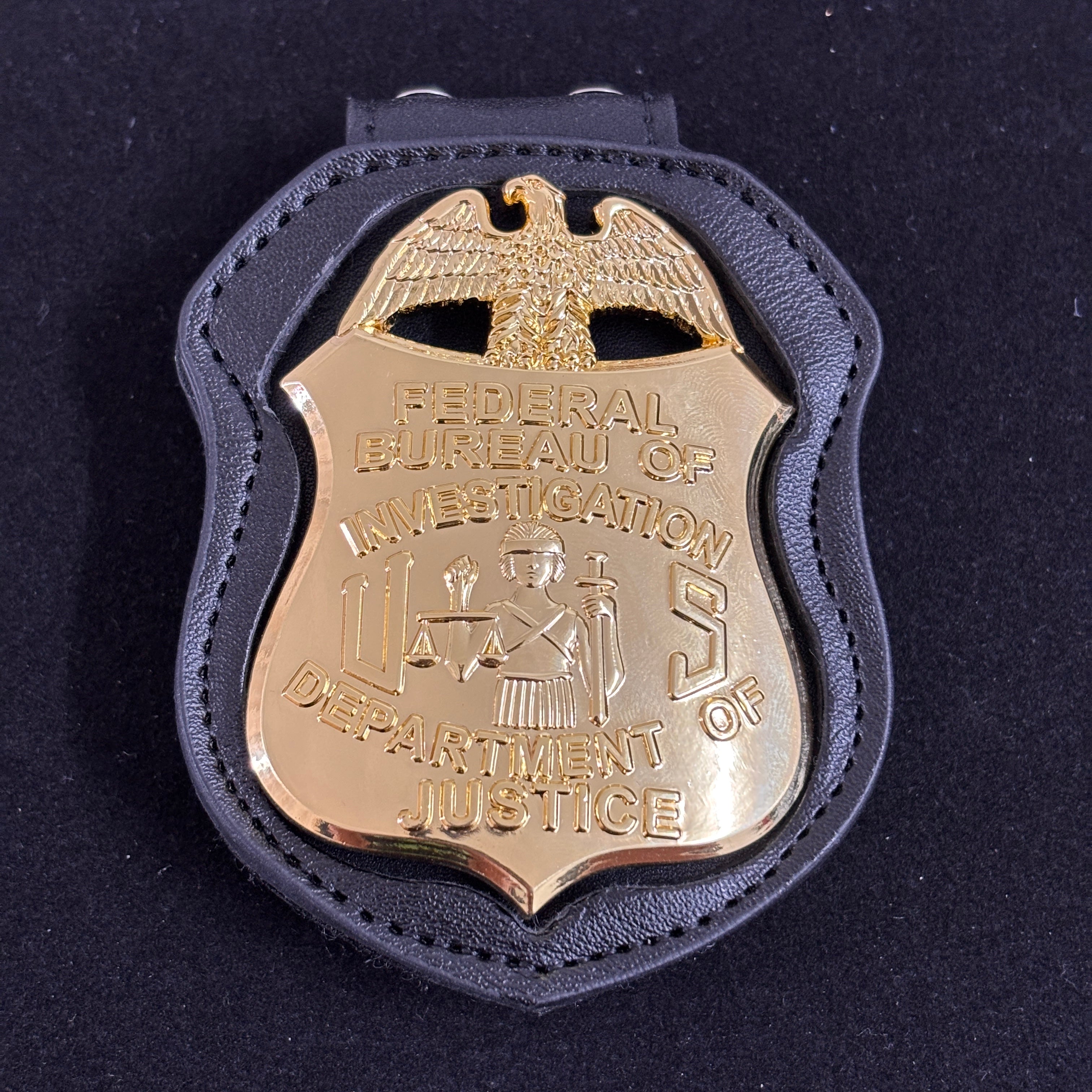 Department Of Justice FBI Badge Replica Movie Props